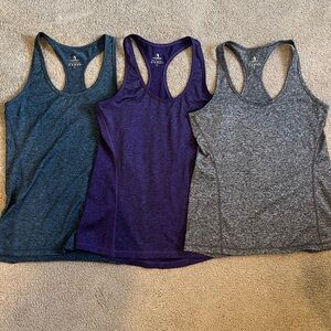 Women's Workout Racerback Tank Tops Set of 3